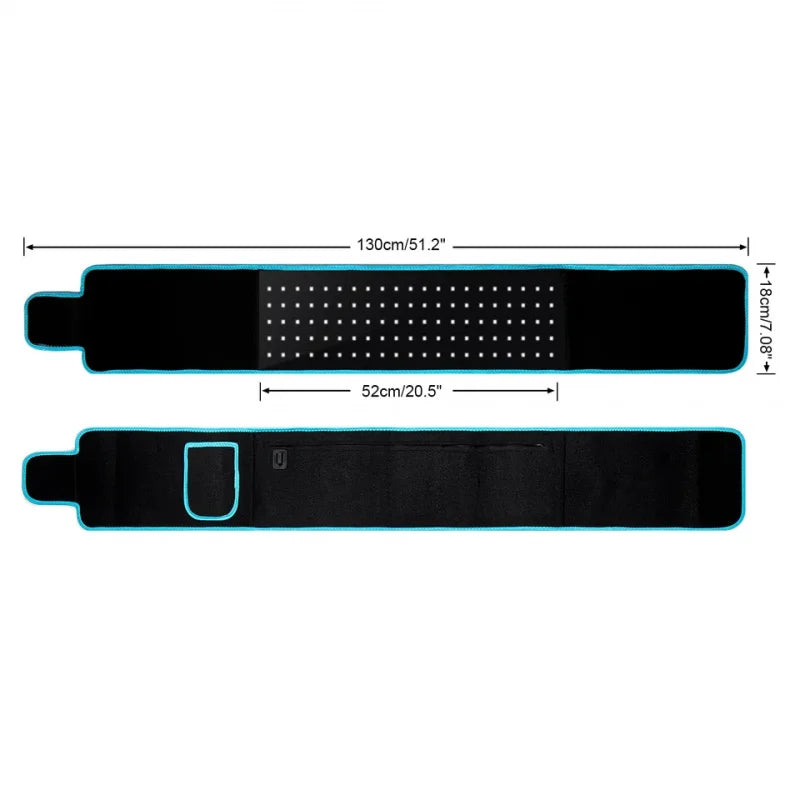 126-LED Heated Red Light Waist Wrap | After-Work Comfort