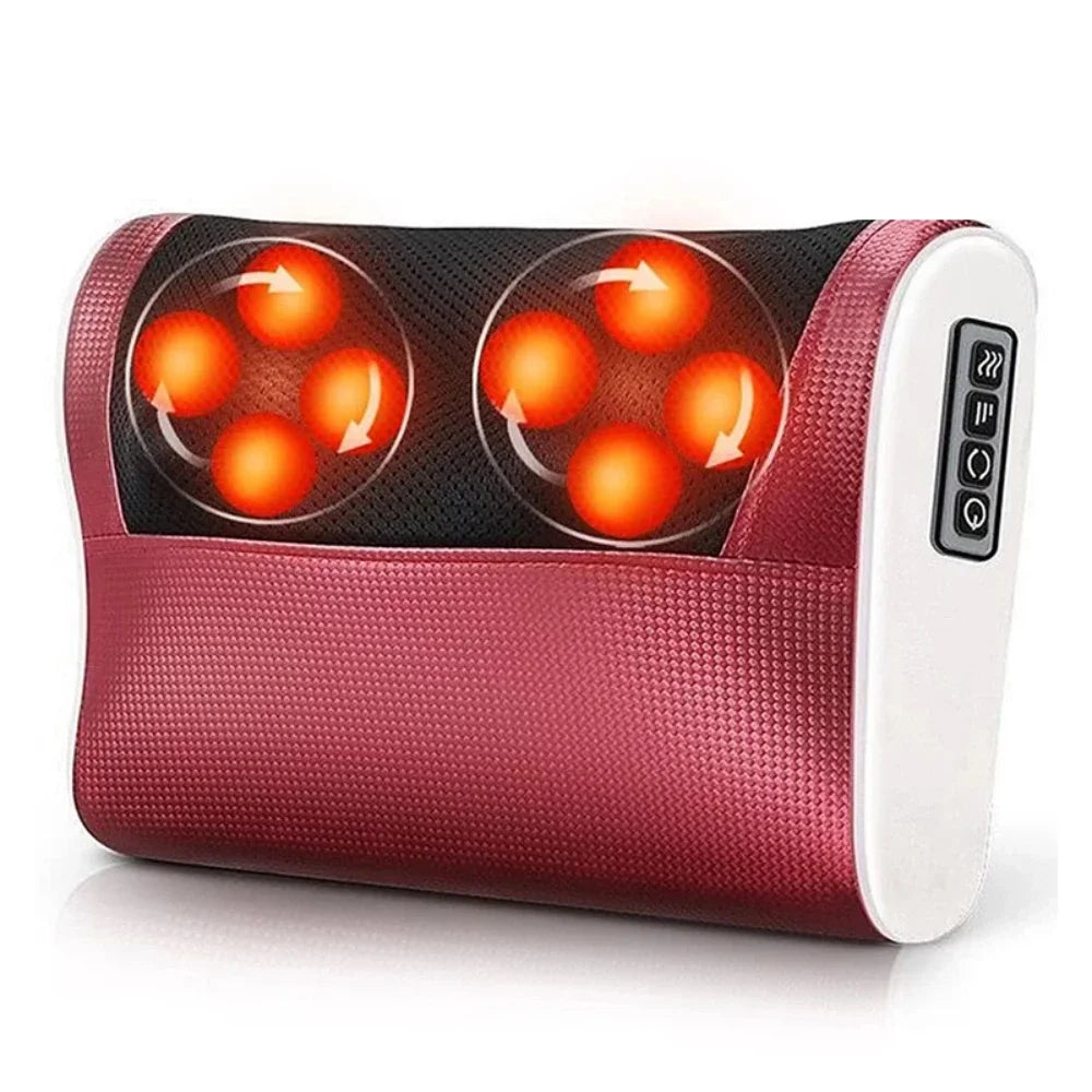 Heated Shiatsu Neck & Back Massage Pillow | 4-Key & 6-Key Options