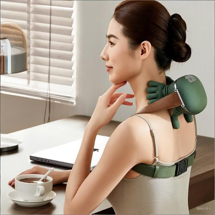 Rechargeable Heated Neck & Shoulder Massager | After-Work Comfort