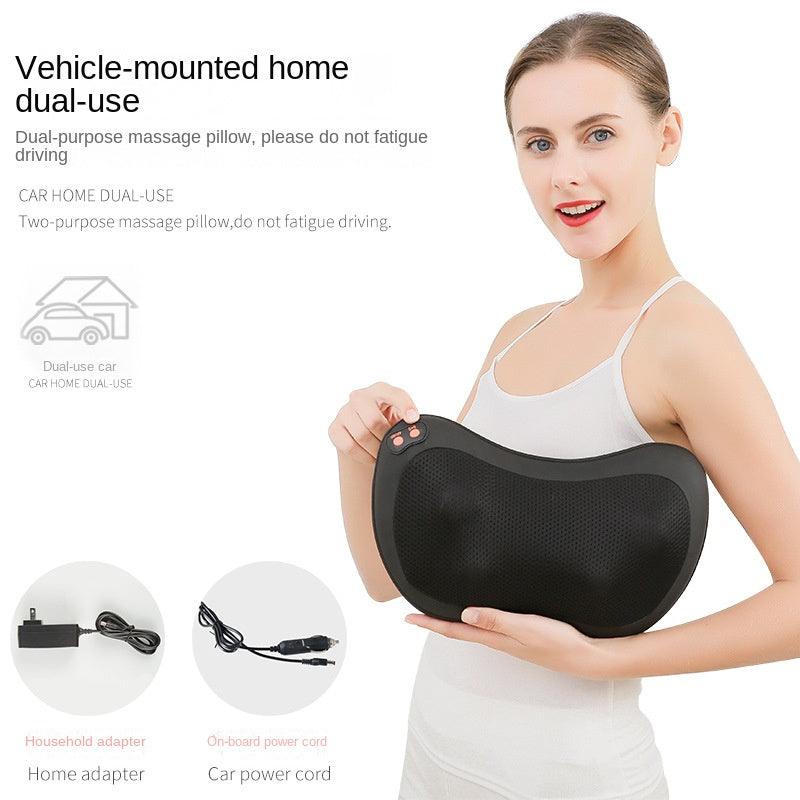 Shiatsu Neck & Back Massage Pillow with Heat | 4-Head & 8-Head Options