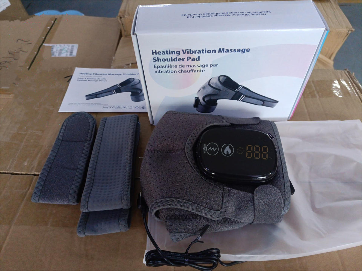 Rechargeable Heated Shoulder Massager with Vibration | After-Work Comfort