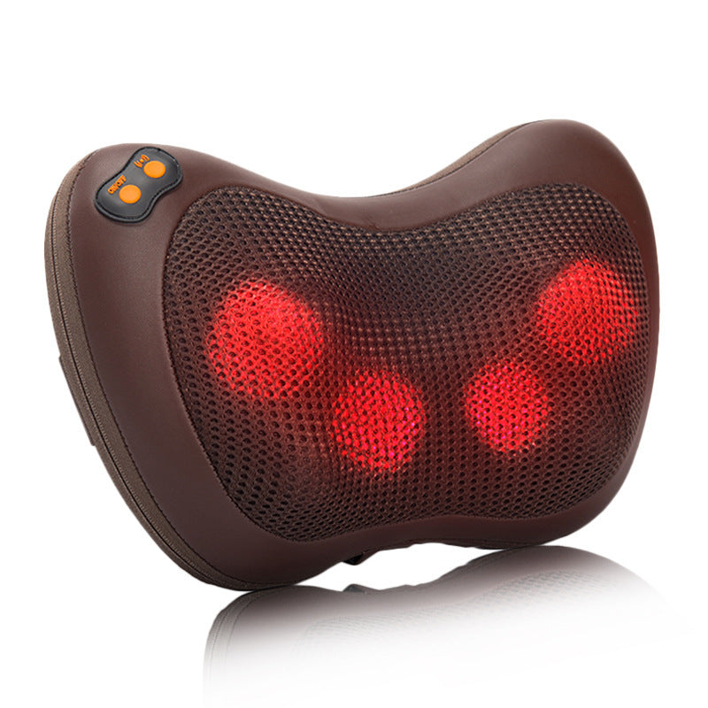 Shiatsu Neck & Back Massage Pillow with Heat | 4-Head & 8-Head Options