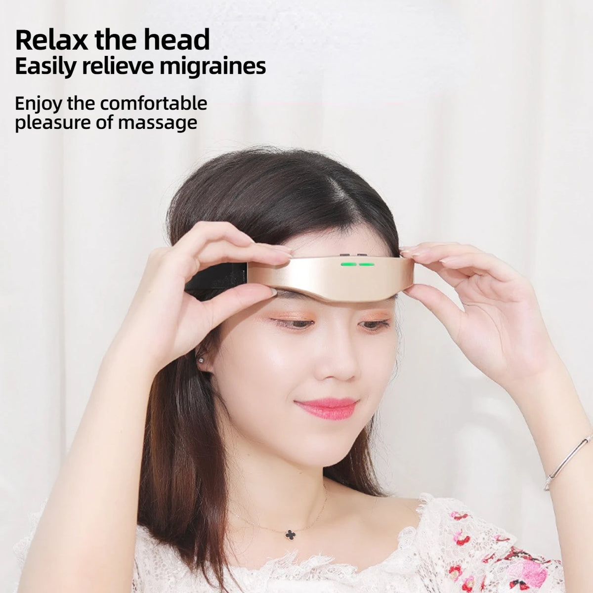 EMS Head Massager & Gel Accessory | After-Work Relaxation