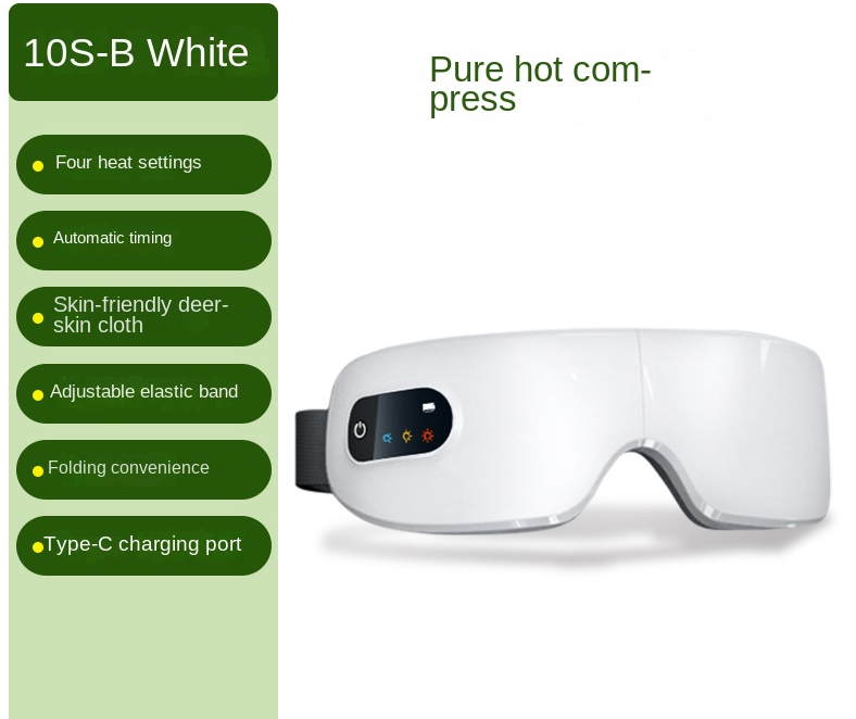 Rechargeable Heated Eye Massager | Heat-Only & Bluetooth Options