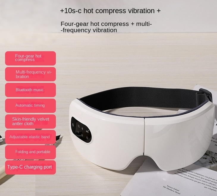 Rechargeable Heated Eye Massager | Heat-Only & Bluetooth Options