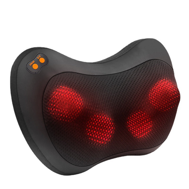 Shiatsu Neck & Back Massage Pillow with Heat | 4-Head & 8-Head Options