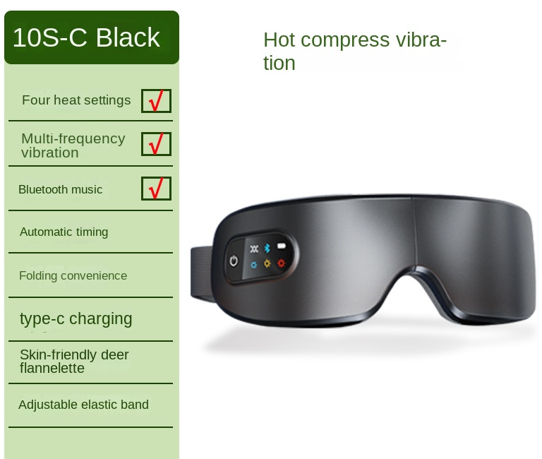 Rechargeable Heated Eye Massager | Heat-Only & Bluetooth Options