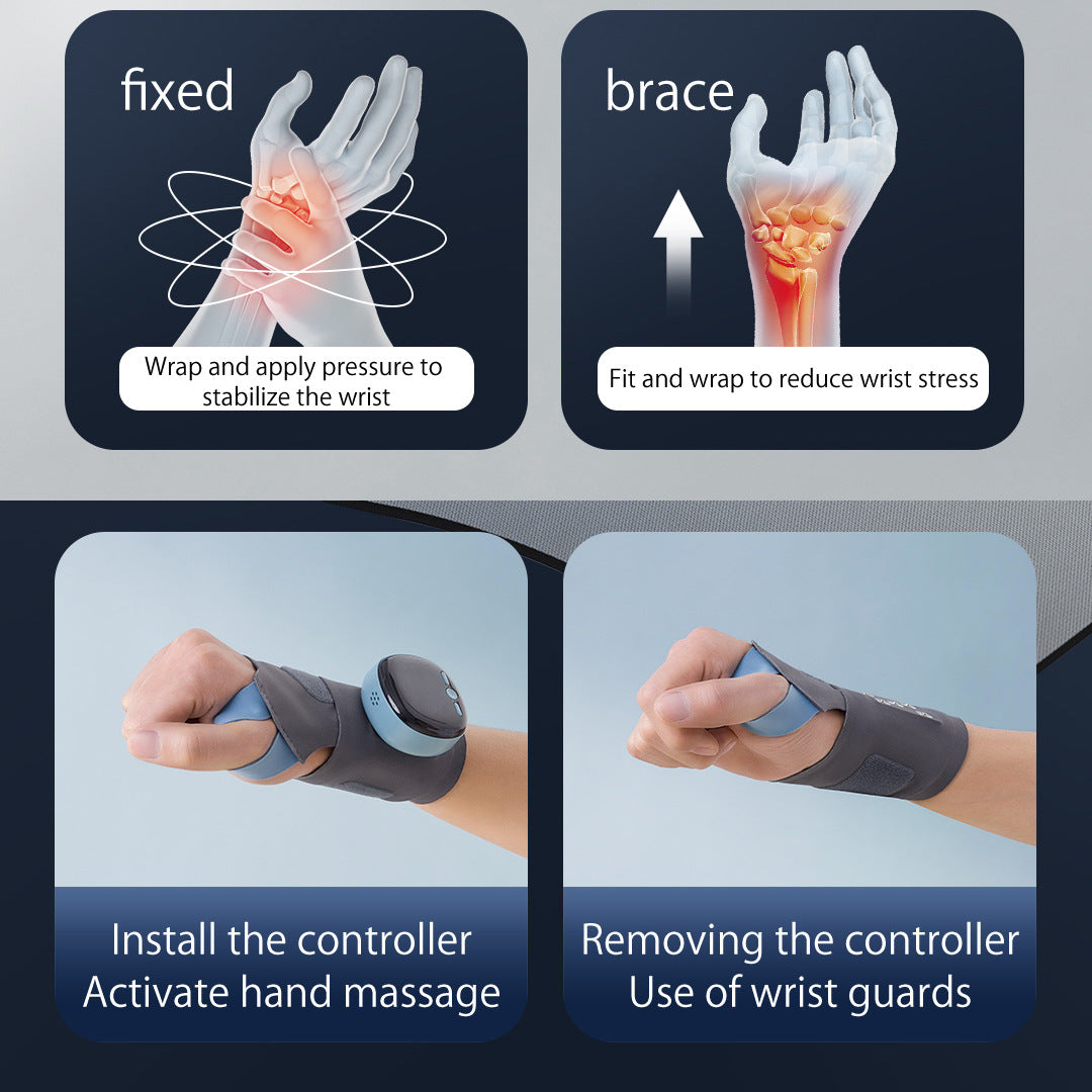 Rechargeable Heated EMS Wrist Brace | After-Work Comfort