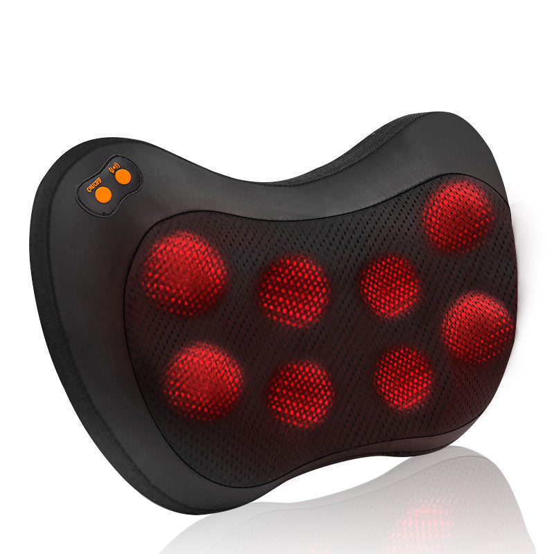 Shiatsu Neck & Back Massage Pillow with Heat | 4-Head & 8-Head Options