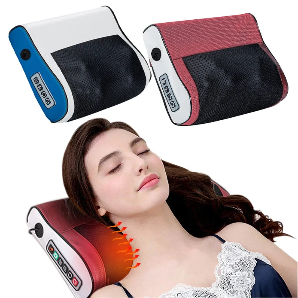 Heated Shiatsu Neck & Back Massage Pillow | 4-Key & 6-Key Options