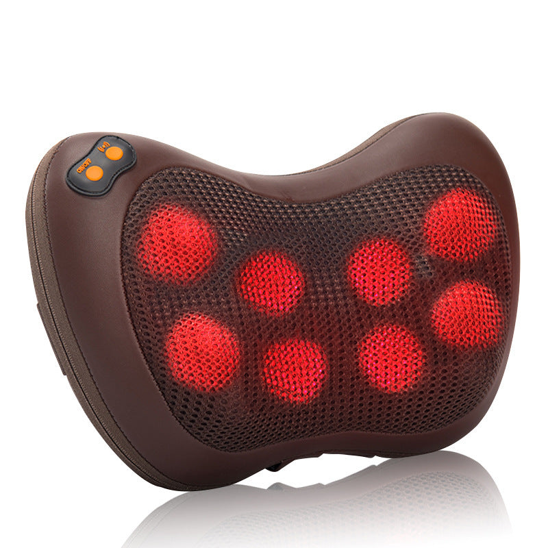Shiatsu Neck & Back Massage Pillow with Heat | 4-Head & 8-Head Options