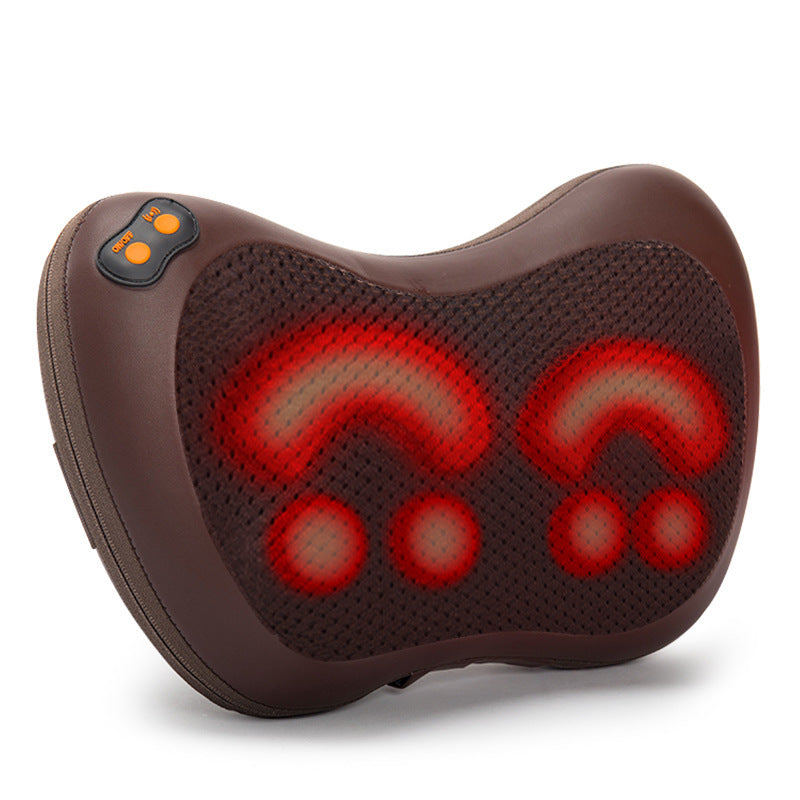 Shiatsu Neck & Back Massage Pillow with Heat | 4-Head & 8-Head Options